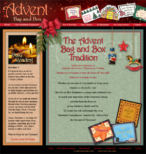 Advent Bag and Box Advent Tradition